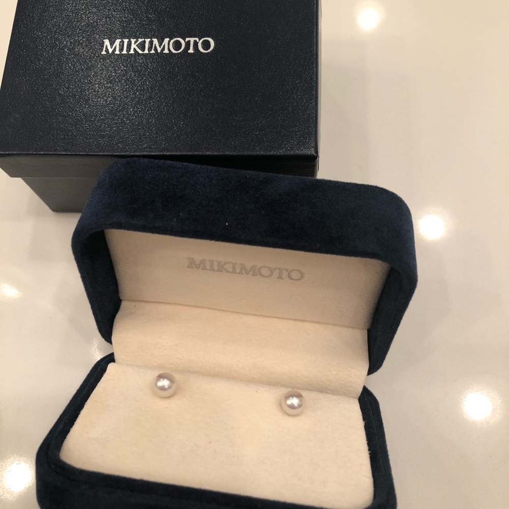 Mikimoto Pearl Studs from Lee Michaels